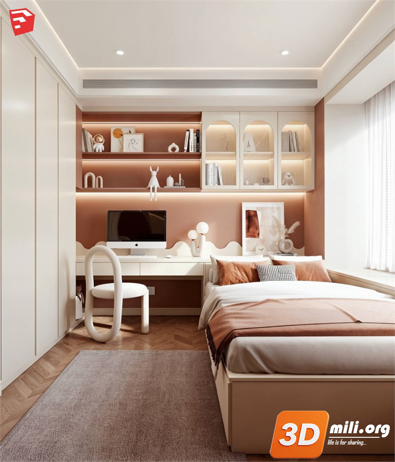Children Room Scenes Skp FIles 